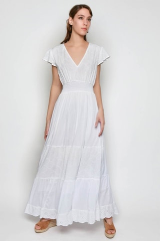 Vestido comprido - Branco - 