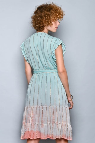 Vestido traçado 
Azul - 