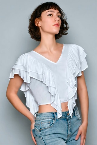 Blusa Branco - Branco