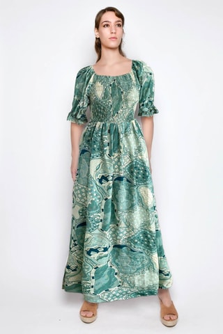 Vestido comprido - Verde - Verde