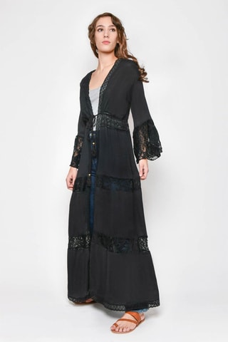 Vestido comprido 
Preto - 