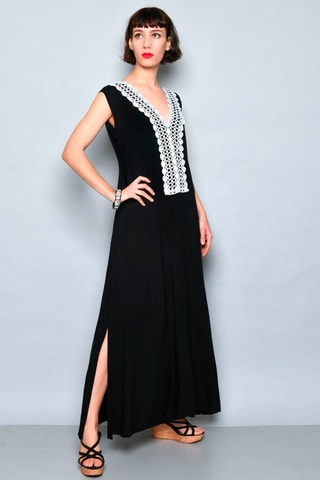 Kurta comprida Preto -  e 