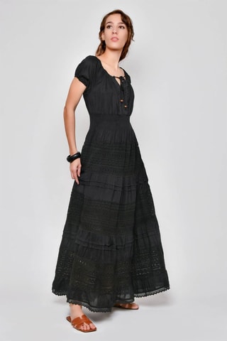 Vestido comprido 
Preto - 