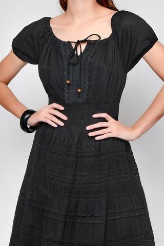 Vestido comprido 
Preto - 