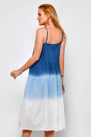 Vestido comprido 
Azul - 