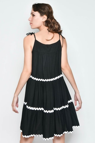 Vestido estilo patinadora - Preto -  e 