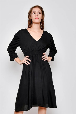 Vestido midi 
Preto - 
