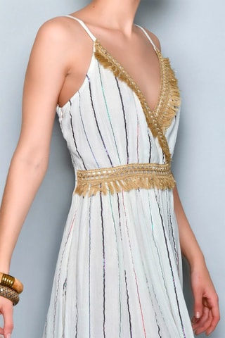 Vestido trapézio Branco - 