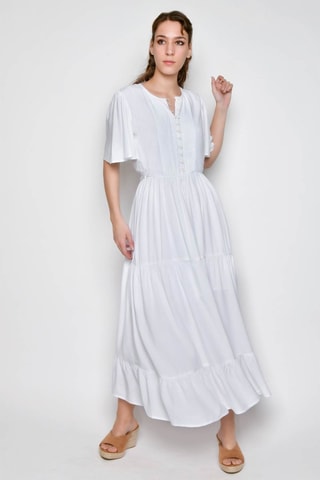 Vestido comprido - Branco - 