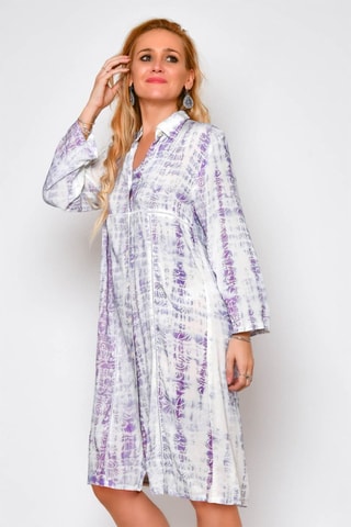 Vestido-camisa Branco - Branco