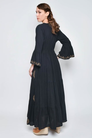 Vestido comprido - Preto - 