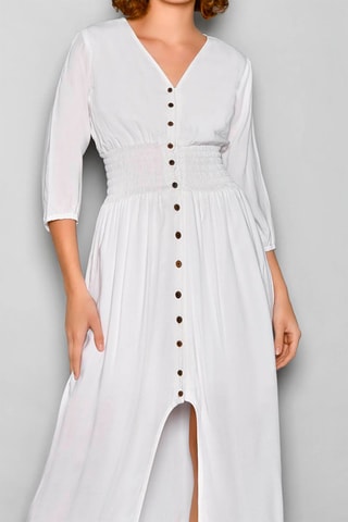 Vestido-camisa Branco - 