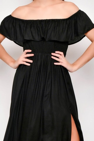 Vestido comprido Preto - Preto
