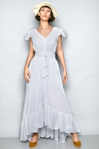 Vestido comprido 
Branco - 