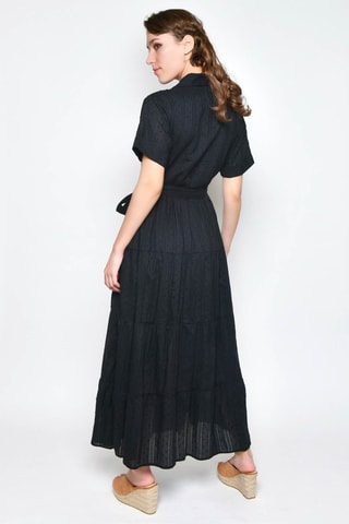 Vestido comprido - Cinzento-escuro - 