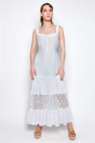 Vestido comprido - Branco - 