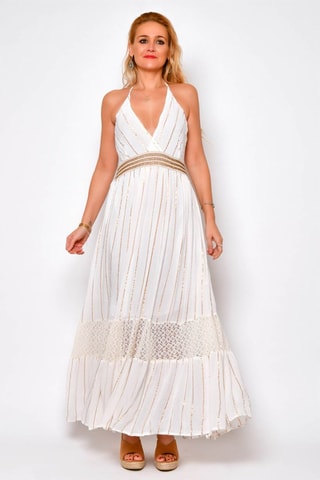 Vestido comprido 
Branco - 