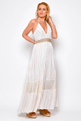 Vestido comprido 
Branco - 