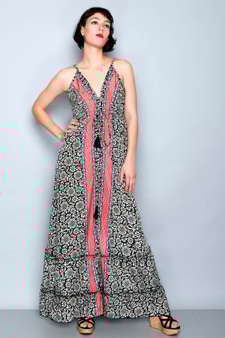 Vestido comprido Multicolor - 