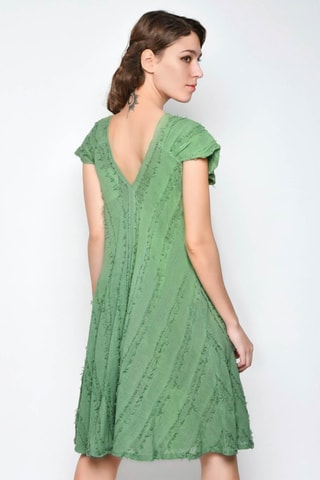 Vestido estilo patinadora - Verde - 