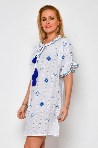 Vestido direito 
Branco - 