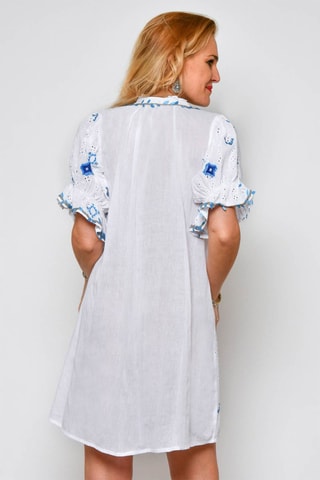 Vestido direito 
Branco - 