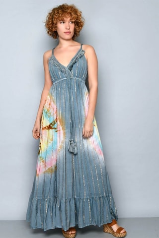 Vestido comprido 
Azul - 