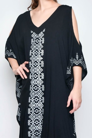 Vestido direito - Preto -  e 