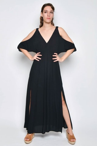 Vestido comprido - Preto - 