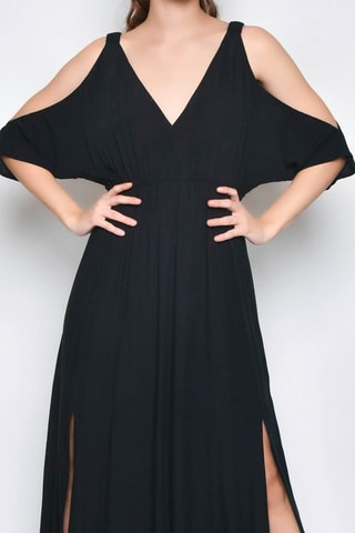 Vestido comprido - Preto - 