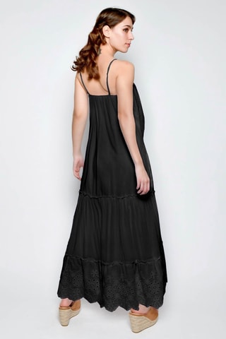 Vestido comprido - Preto - 