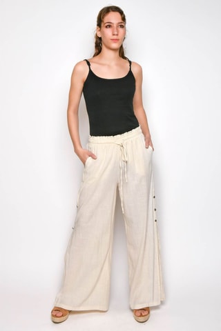 Calças - Bege - 