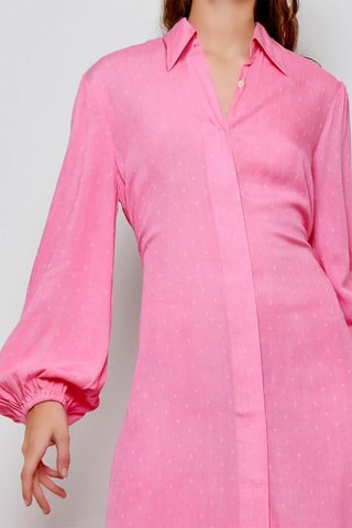 Vestido-camisa Rosa - 