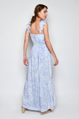 Vestido comprido - Azul - 