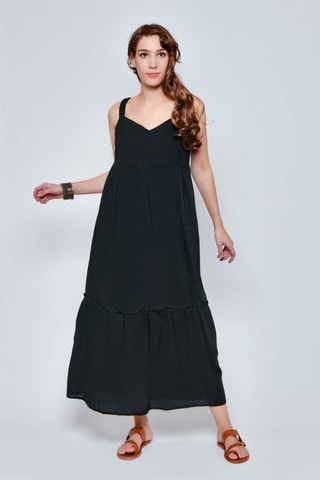 Vestido comprido 
Preto - 