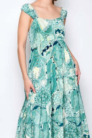 Vestido comprido - Verde - Verde