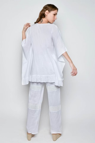 Túnica e calças - Branco - 