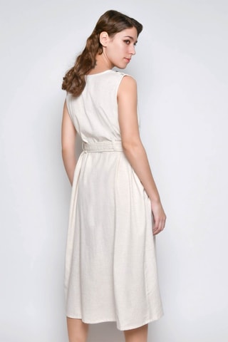 Vestido-camisa - Bege - 