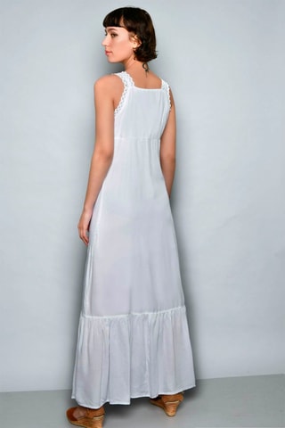Vestido comprido Branco - Branco