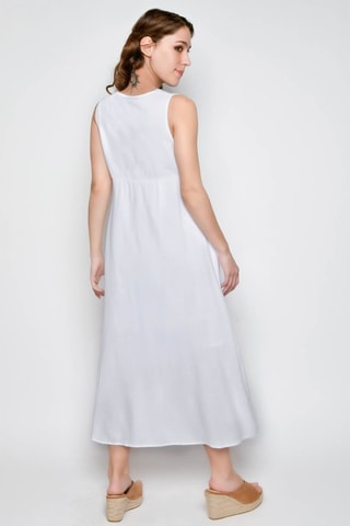 Vestido comprido - Branco - 