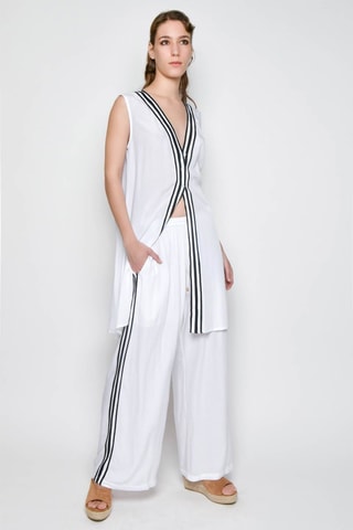 Macacão sem mangas - Branco - 