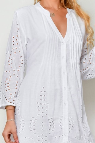 Robe chemise - Blanc