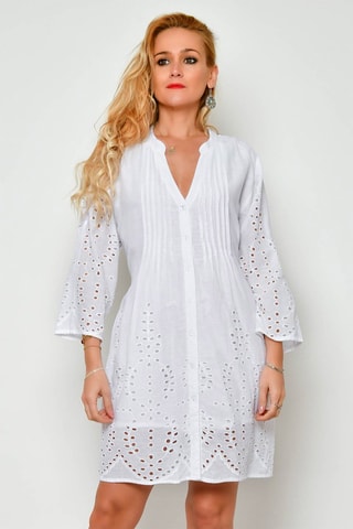 Robe chemise - Blanc
