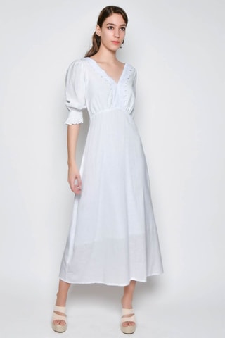 Vestido comprido - Branco - 