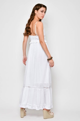 Vestido comprido Branco - Branco
