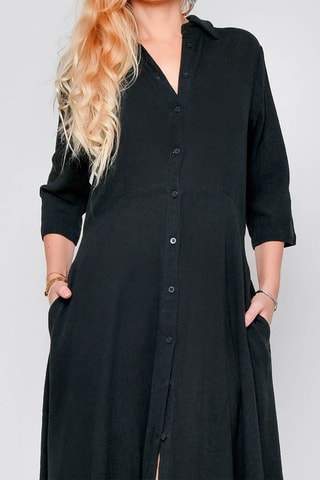 Vestido comprido Preto - Preto