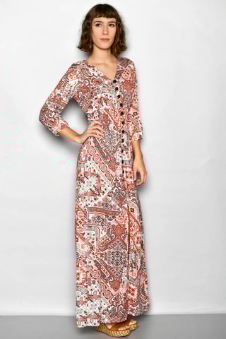 Vestido-camisa Azul-claro - Branco, azul, verde e violeta