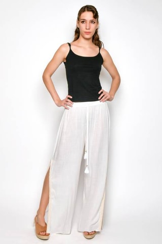 Calças wide legs - Branco