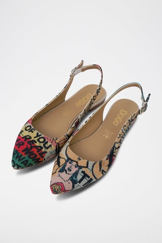 Ballerine in pelle vegan Wonder Woman Justice League DC Comics  - Multicolore