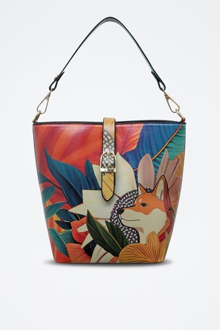Borsa a spalla Blooming Dog  - Multicolore